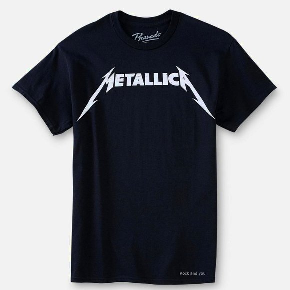 Metallica Logo thrash metal rock T-Shirt XL NWT - Picture 2 of 3